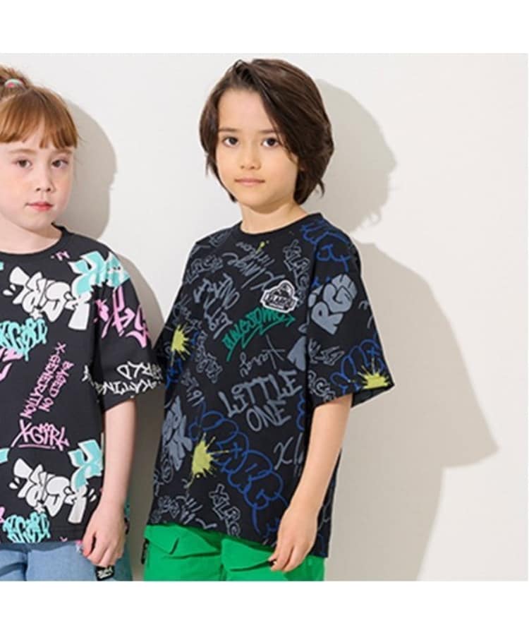 エクストララージ キッズ(XLARGE KIDS)のグラフィティ総柄半袖Tシャツ11