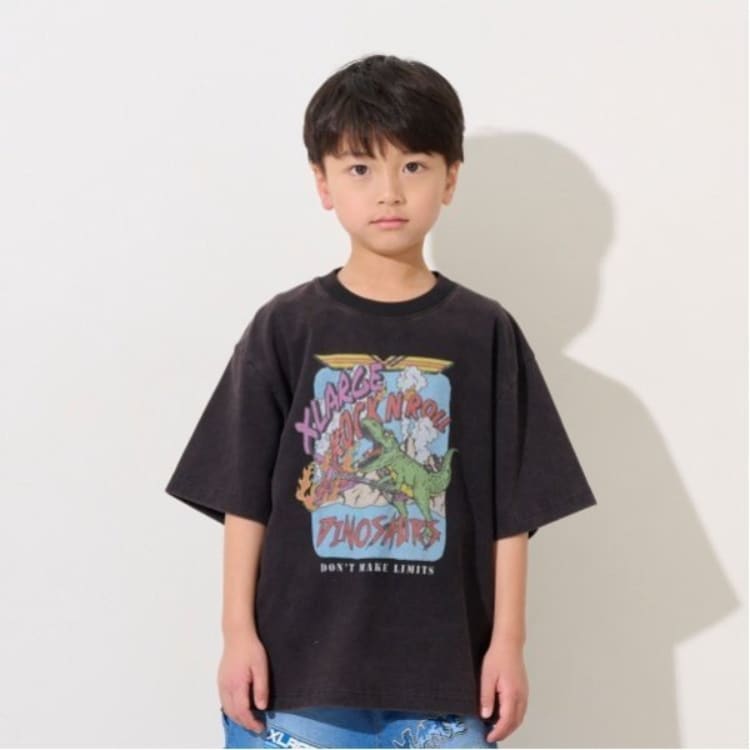エクストララージ キッズ(XLARGE KIDS)の恐竜ロック半袖Tシャツ Ｔシャツ