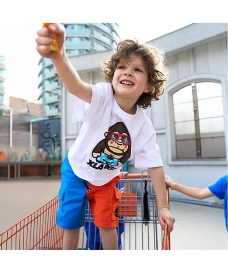 エクストララージ キッズ(XLARGE KIDS)のサングラスファニーゴリラ半袖Tシャツ14