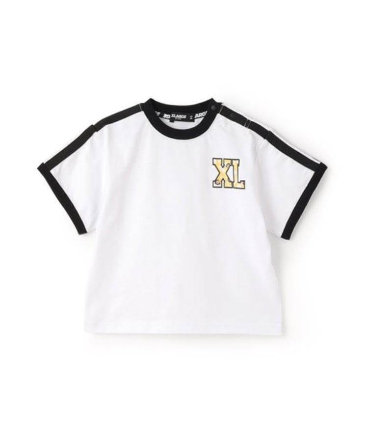 エクストララージ キッズ(XLARGE KIDS)のバナナファニーゴリラロゴ半袖Tシャツ ホワイト(001)