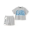 エクストララージ キッズ(XLARGE KIDS)の配色ロゴ半袖T+ショートパンツセット2