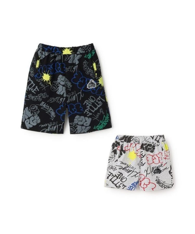 エクストララージ キッズ(XLARGE KIDS)のグラフィティ総柄ショートパンツ8