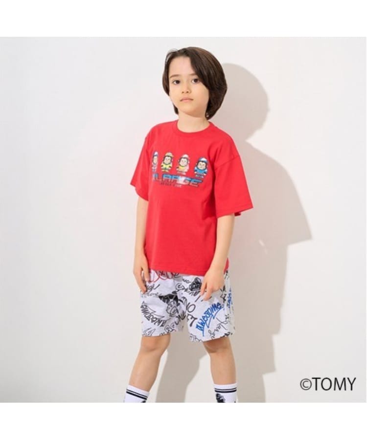エクストララージ キッズ(XLARGE KIDS)のグラフィティ総柄ショートパンツ グレー(112)