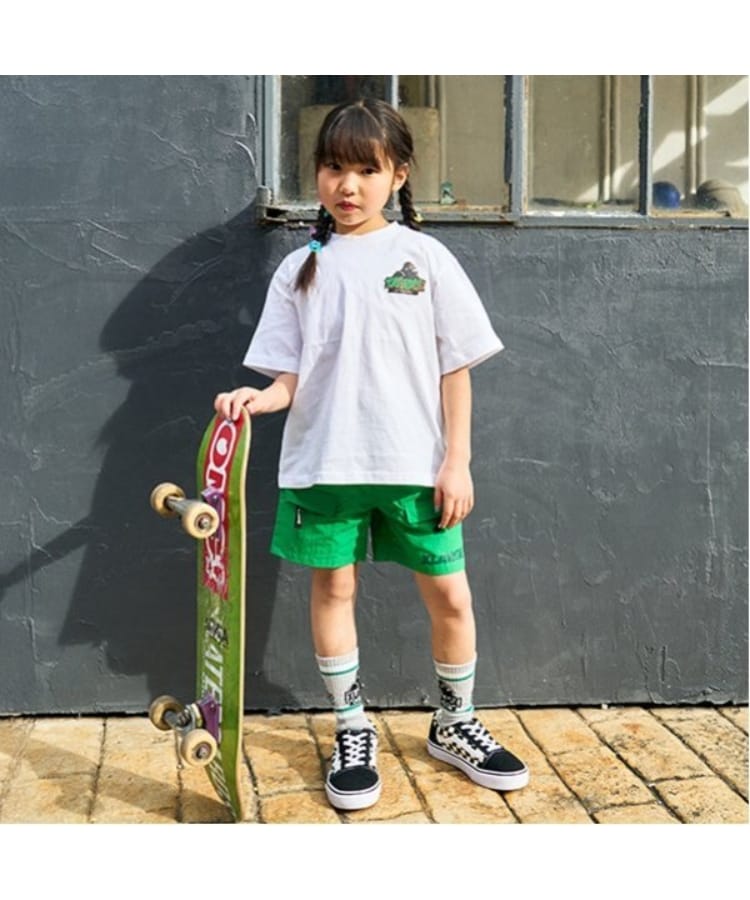 エクストララージ キッズ(XLARGE KIDS)のナイロンショートパンツ グリーン(022)