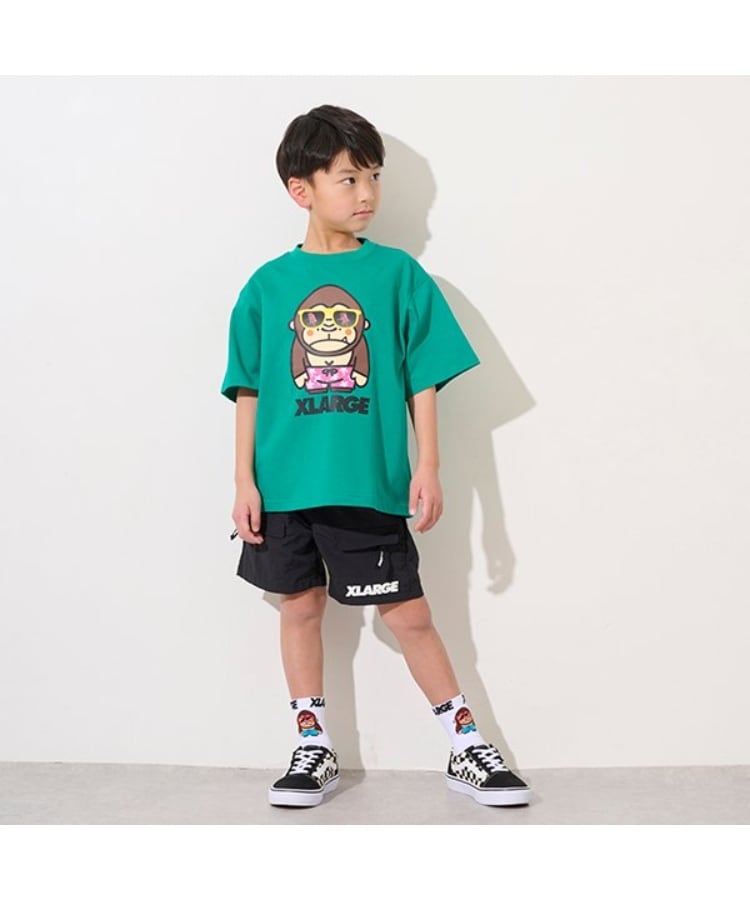 エクストララージ キッズ(XLARGE KIDS)のナイロンショートパンツ ブラック(219)