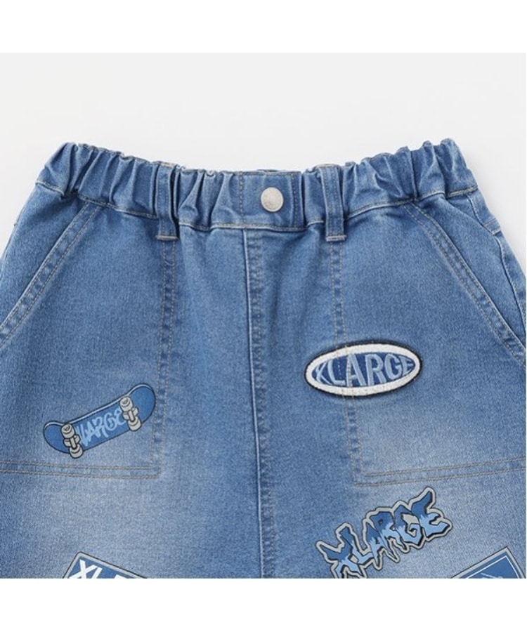 エクストララージ キッズ(XLARGE KIDS)のワッペンロゴハーフパンツ2