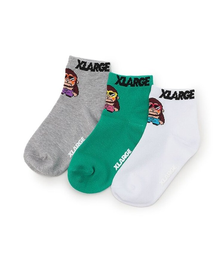 エクストララージ キッズ(XLARGE KIDS)のサングラスファニーゴリラショートソックス6