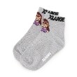 エクストララージ キッズ(XLARGE KIDS)のサングラスファニーゴリラショートソックス グレー(112)
