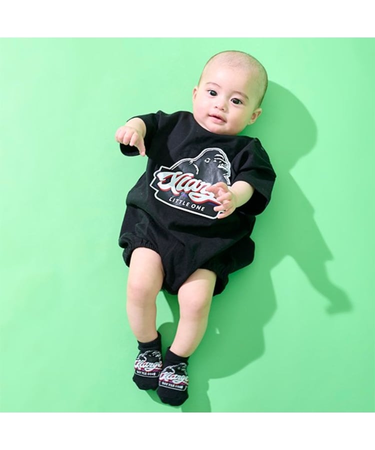 エクストララージ キッズ(XLARGE KIDS)のOGゴリラ&ロゴ半袖ロンパース15
