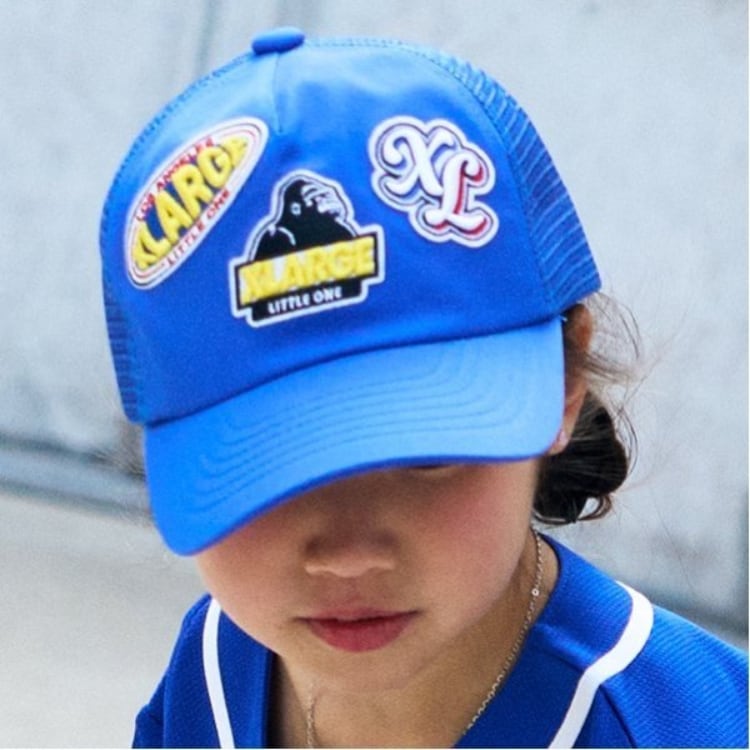 エクストララージ キッズ(XLARGE KIDS)のワッペンロゴメッシュキャップ キャップ