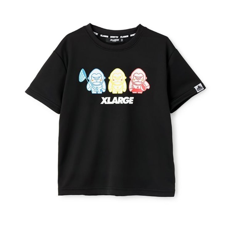 エクストララージ キッズ(XLARGE KIDS)のウォーターファニーゴリラ半袖Tシャツ Ｔシャツ