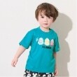 エクストララージ キッズ(XLARGE KIDS)のウォーターファニーゴリラ半袖Tシャツ グリーン(022)