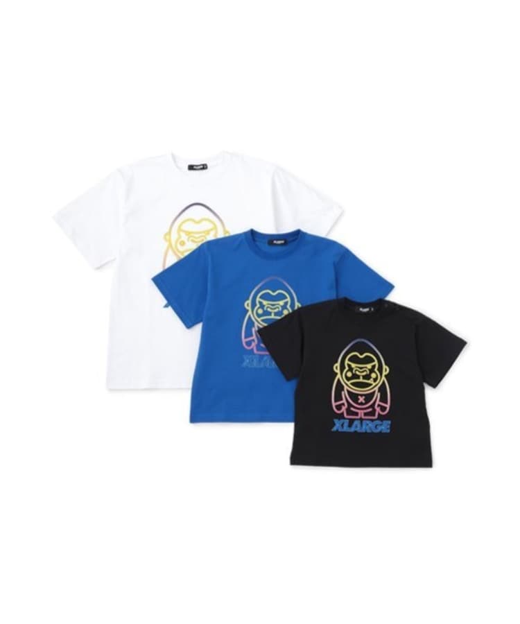 エクストララージ キッズ(XLARGE KIDS)のネオンファニーゴリラ半袖Tシャツ7