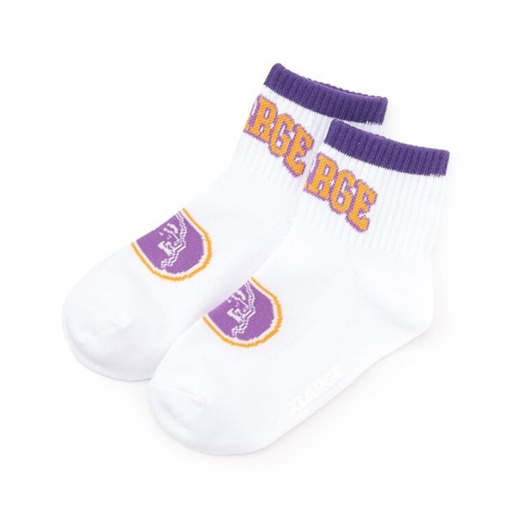 エクストララージ キッズ(XLARGE KIDS)のカレッジロゴショートソックス ソックス
