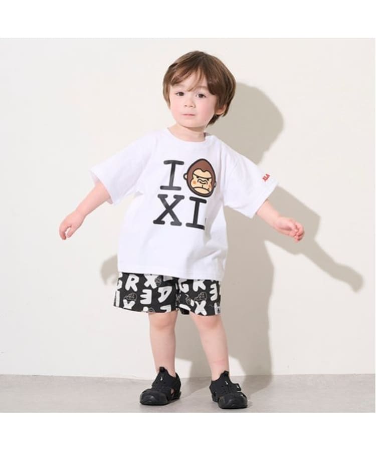 エクストララージ キッズ(XLARGE KIDS)の総柄ファニーゴリラショートパンツ13
