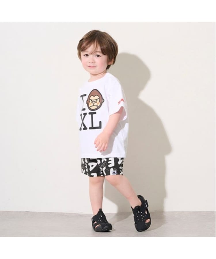 エクストララージ キッズ(XLARGE KIDS)の総柄ファニーゴリラショートパンツ14