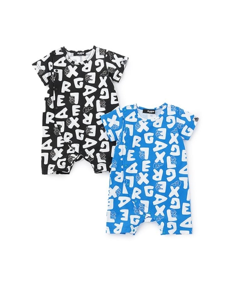 エクストララージ キッズ(XLARGE KIDS)の総柄ファニーゴリラショートオール6