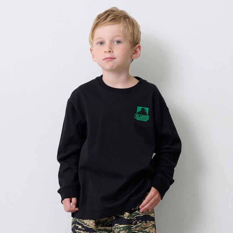 エクストララージ キッズ(XLARGE KIDS)のビッグロゴ長袖Tシャツ Ｔシャツ