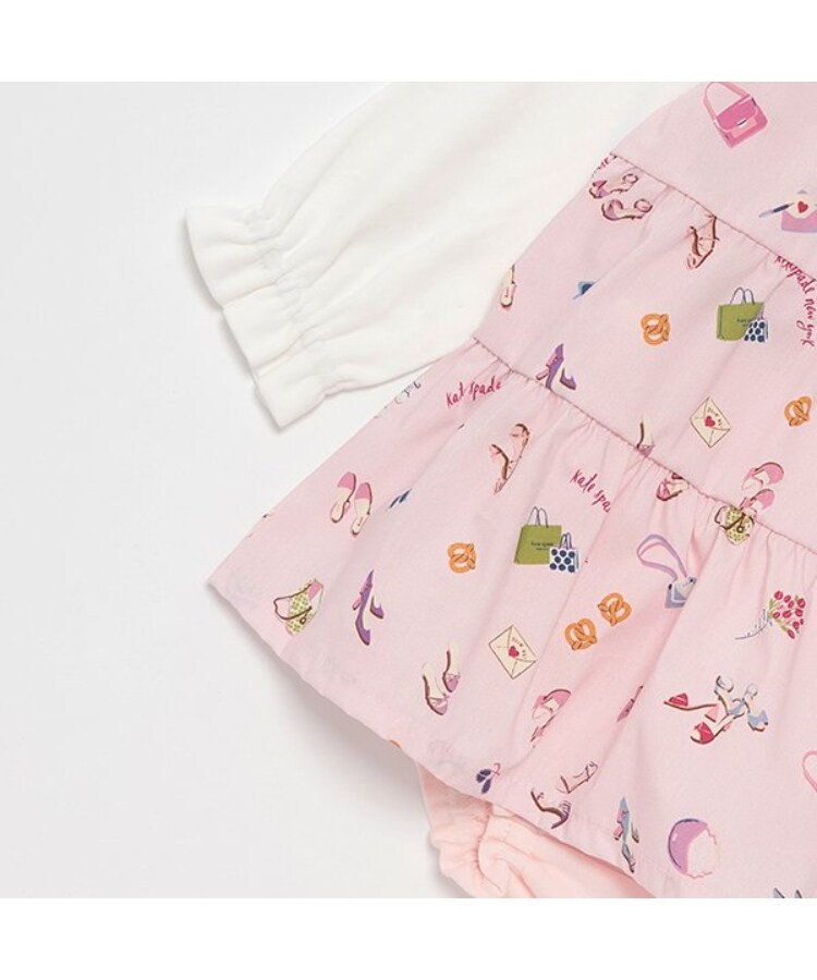ケイト・スペード ニューヨーク キッズ(kate spade NEW YORK)のシテイショッピングティアードワンピース4