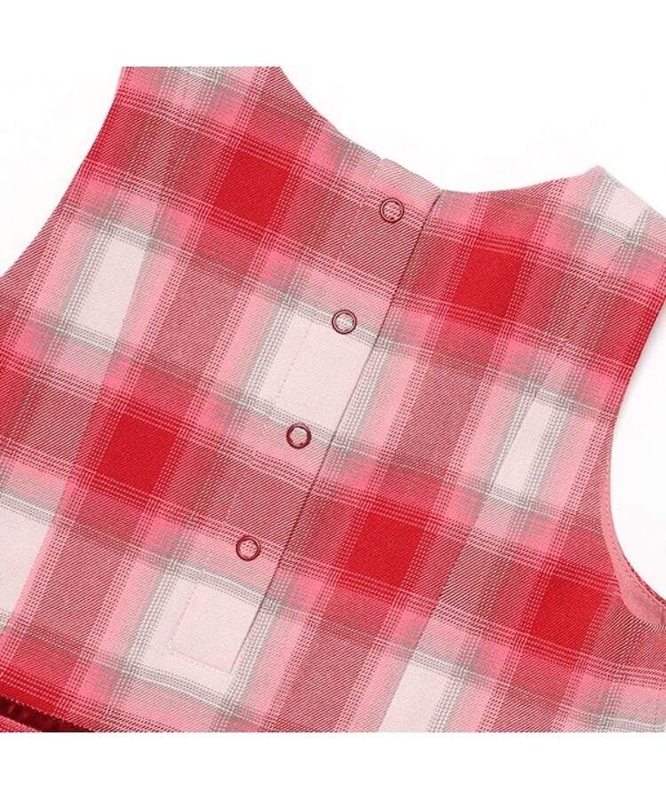 ケイト・スペード ニューヨーク キッズ(kate spade NEW YORK)のカットソー&チェックジャンパースカートセット6
