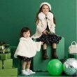 ケイト・スペード ニューヨーク キッズ(kate spade NEW YORK)のフェイクファーケープ13