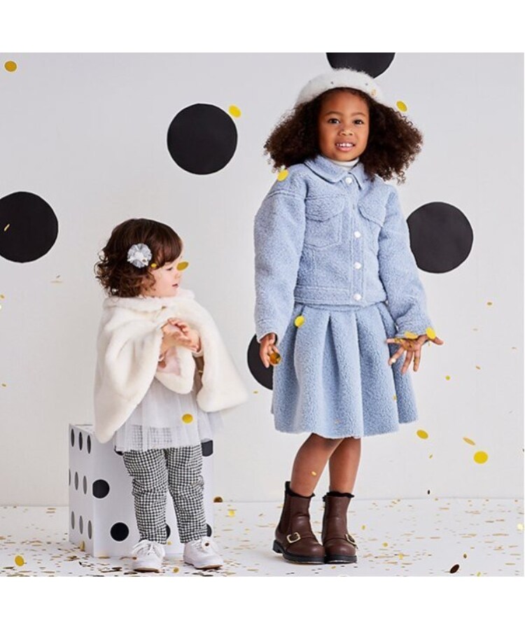 ケイト・スペード ニューヨーク キッズ(kate spade NEW YORK)のラメチュールカットソー&レギンスセット14