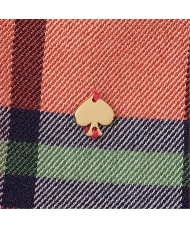 ケイト・スペード ニューヨーク キッズ(kate spade NEW YORK)のレースカラーカットソー&チェックジャンパースカートセット6