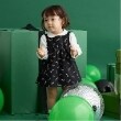 ケイト・スペード ニューヨーク キッズ(kate spade NEW YORK)のボウルドボウジャンパースカート&カットソーセット ブラック(219)