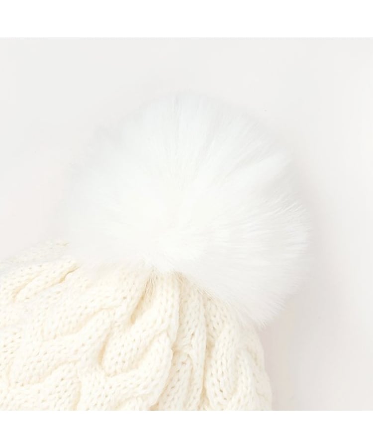 ケイト・スペード ニューヨーク キッズ(kate spade NEW YORK)のポンポンニットキャップ2