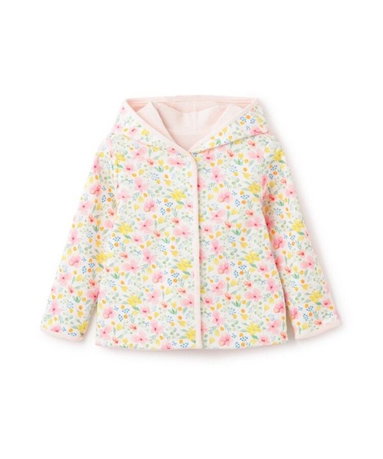 ケイト・スペード ニューヨーク キッズ(kate spade NEW YORK)のフローラルリバーシブルパーカ2