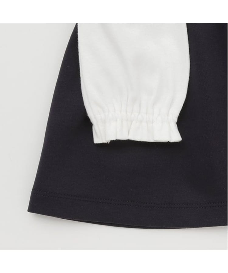 ケイト・スペード ニューヨーク キッズ(kate spade NEW YORK)のラッフルカラーレイヤード風ワンピース6