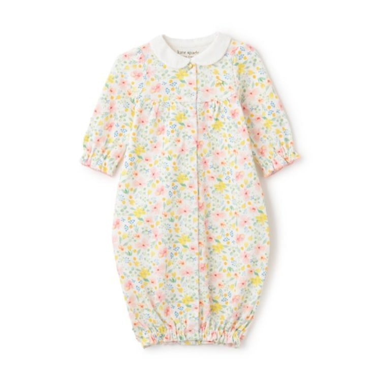 ケイト・スペード ニューヨーク キッズ(kate spade NEW YORK)のフローラル2wayオール ロンパース・カバーオール(ベビー)