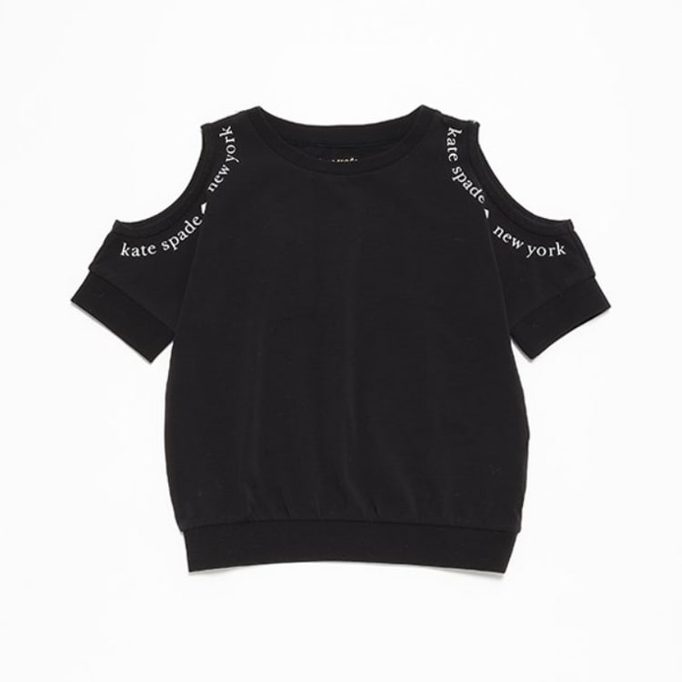 オフショルダーロゴトップス（Tシャツ） | kate spade NEW YORK