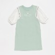 ケイト・スペード ニューヨーク キッズ(kate spade NEW YORK)のトドラー 袖切り替えワンピース グリーン(025)