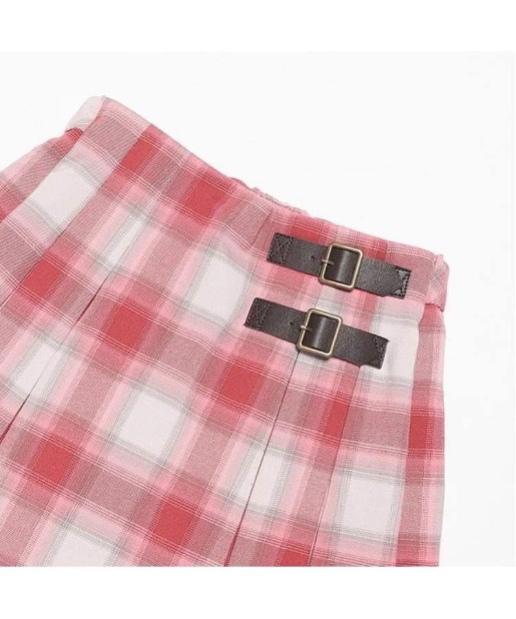 ケイト・スペード ニューヨーク キッズ(kate spade NEW YORK)のトドラー チェックラップキュロットスカート4
