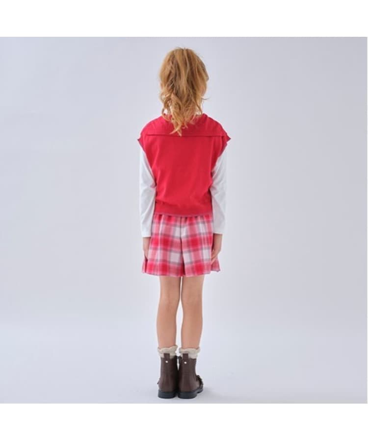 ケイト・スペード ニューヨーク キッズ(kate spade NEW YORK)のトドラー チェックラップキュロットスカート14