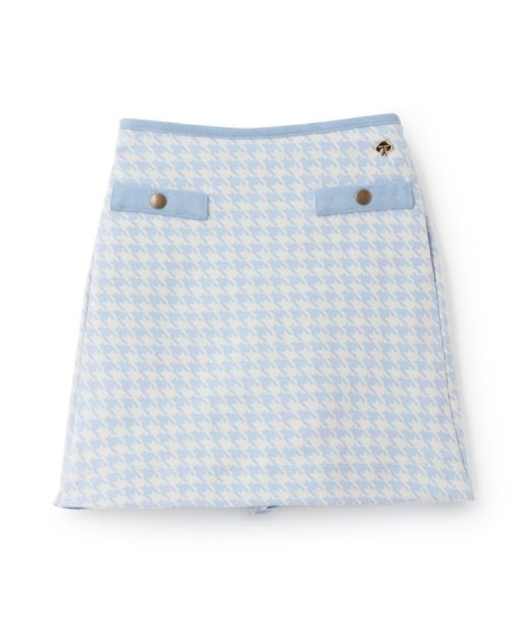 ケイト・スペード ニューヨーク キッズ(kate spade NEW YORK)のトドラー 千鳥キュロットスカート1
