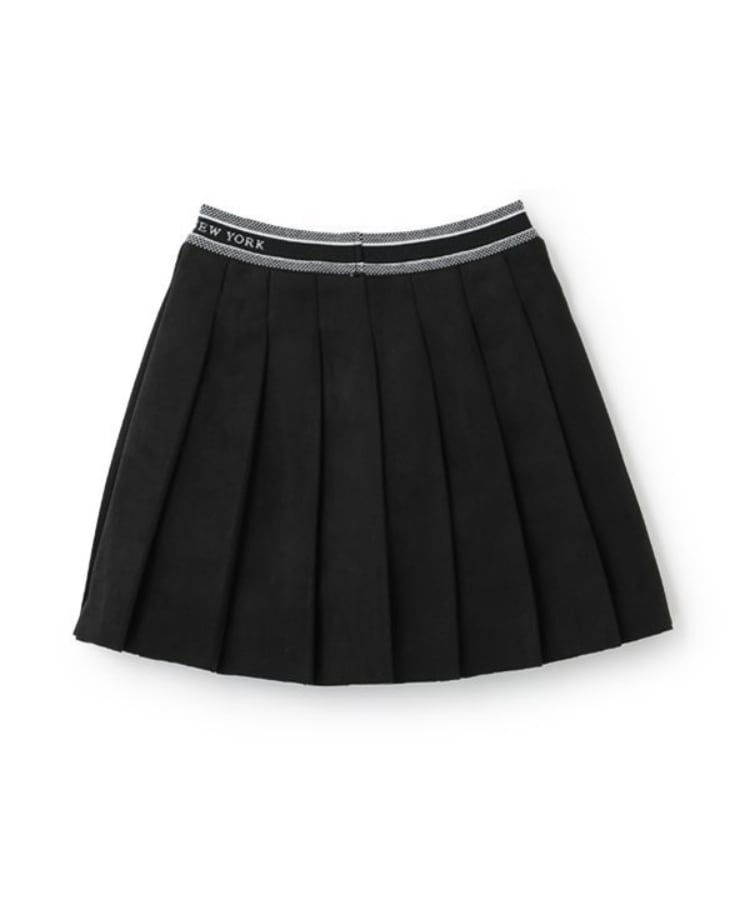 ケイト・スペード ニューヨーク キッズ(kate spade NEW YORK)のトドラー ロゴベルトスエードプリーツスカート3
