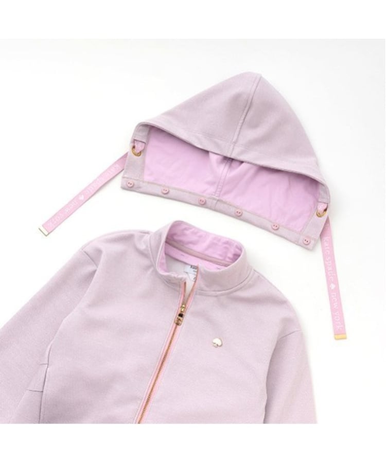 ケイト・スペード ニューヨーク キッズ(kate spade NEW YORK)のトドラー ラメダンボールニットラッフルパーカ5