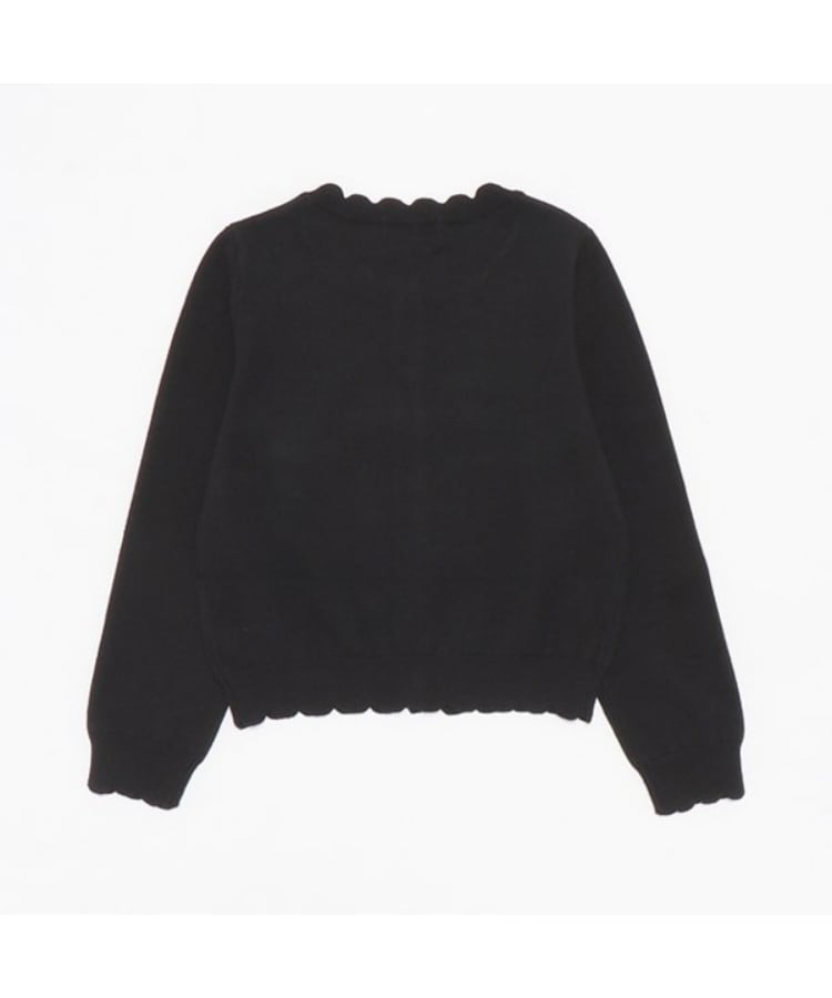 ケイト・スペード ニューヨーク キッズ(kate spade NEW YORK)のトドラー スカラップカーディガン1