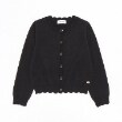ケイト・スペード ニューヨーク キッズ(kate spade NEW YORK)のトドラー スカラップカーディガン ブラック(219)