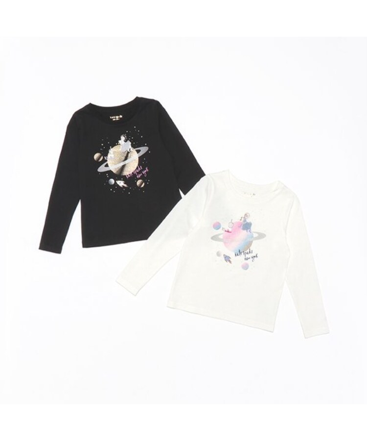 ケイト・スペード ニューヨーク キッズ(kate spade NEW YORK)のトドラー スペースガール長袖Tシャツ7