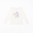 ケイト・スペード ニューヨーク キッズ(kate spade NEW YORK)のトドラー スペースガール長袖Tシャツ オフホワイト(003)