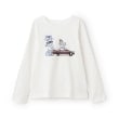 ケイト・スペード ニューヨーク キッズ(kate spade NEW YORK)のトドラー エンジョイショッピング長袖Tシャツ オフホワイト(003)