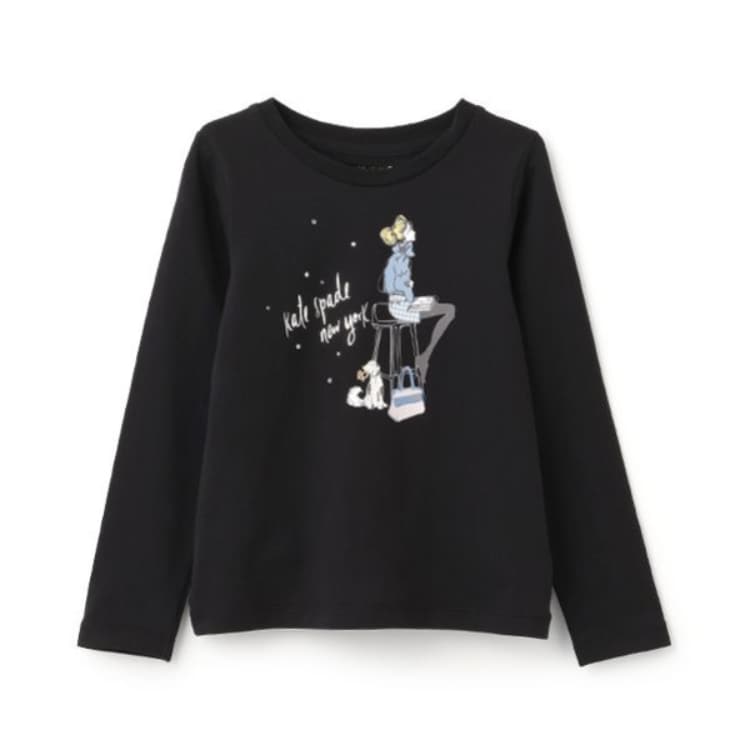 ケイト・スペード ニューヨーク キッズ(kate spade NEW YORK)のトドラー リトルブレイク長袖Tシャツ Ｔシャツ
