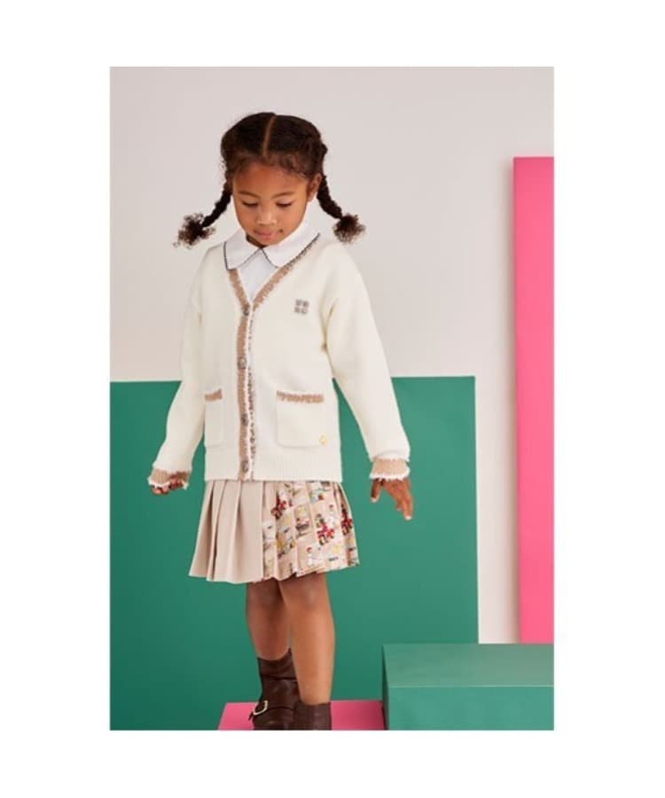 ケイト・スペード ニューヨーク キッズ(kate spade NEW YORK)のトドラー スカラップカラーカットソー9
