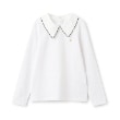ケイト・スペード ニューヨーク キッズ(kate spade NEW YORK)のトドラー スカラップカラーカットソー オフホワイト(003)