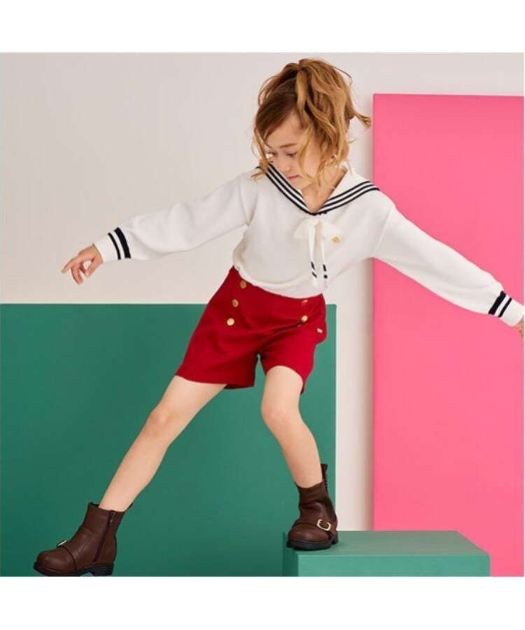 ケイト・スペード ニューヨーク キッズ(kate spade NEW YORK)のトドラー セーラーカラーニット12