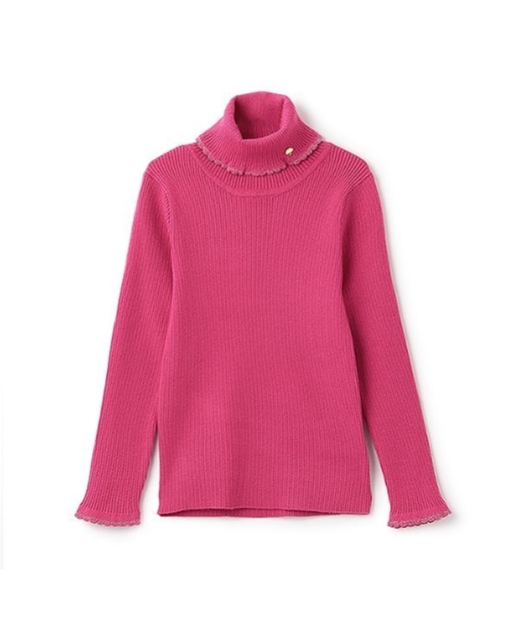 ケイト・スペード ニューヨーク キッズ(kate spade NEW YORK)のトドラー ラメピコタートルネックセーター1