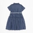 ケイト・スペード ニューヨーク キッズ(kate spade NEW YORK)のトドラー ベルトつきシャツワンピース1